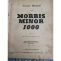 SERVICE MANUAL FOR MORRIS MINOR 1000 Scientific Magazines Publishing 1958