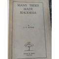 MANY TREKS MADE RHODESIA S P OLIVIER ( Book states C P Olivier  which is an error ) No D/  jacket