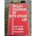 WILLE`S PRINCIPLES OF SOUTH AFRICAN LAW SEVENTH Edition J T R GIBSON Juta & Co Limited 1977