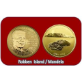 **Nelson Mandela Robben Island 1/2 ounce SOLID GOLD