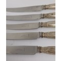 Five tableknives