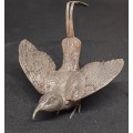 Silver  hummingbird  salt shaker 82 g