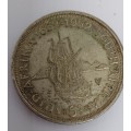 1952 Five Shilling coin