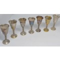 7 ELWECO SILVER PLATED SPAIN GOBLETS