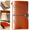 ENGRAVED LEATHER NOTE BOOK - TO MY DAUGHTER