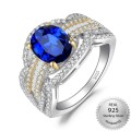 Blue Sapphire 925 Sterling Silver Ring