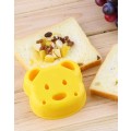 Bread Cutter Mold Yellow Bear Face