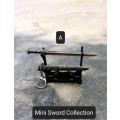 1 x Mini Sword & Sheath with Mini Stand - Collectable