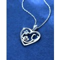 Medical Stethoscope Necklace - 925 Sterling Silver
