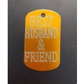 Engraving on Dog Tag - `Dog Tag` Included