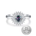 Gorgeous Mystic Topaz Ring - 925 Sterling Silver Ring (Sizes 8 & 9 Available)