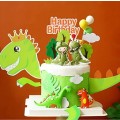 Dinosaur Happy Birthday Cake Topper Set (6 Piece)