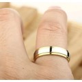 2 x Stainless Steel 2 Tone Rings (Available in Size 10 & 11)