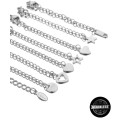 DIY Chain Extensions - Silver IP Stainless Steel (1 Piece Only)