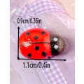 20pcs Mini Ladybug for Fairy Garden