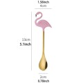 1pc Flamingo Decor Spoon (Only One Spoon) Small Size Stirring Spoon.
