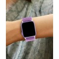 1pc Glitter  Nylon Watch Band (Watch Not Included)