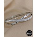 Infinity Cuff Bracelet - Stainless Steel (6cm)