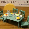Mini Kitchen Table Set (Dollhouse size)