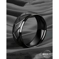 Wedding Ring Textured - Black Wedding Band (Sizes 11 & 12 Available)