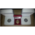 1994 24ct GOLD 1oz PROOF COIN + 1994 RSA proof silver R1 VIP Presidential Inauguration in white box