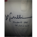 DARYLL CULLINAN MATCH WORN CRICKET JERSEY SIGNED BY NELSON MANDELA WITH COA