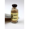 Small Vial of Crushed Gold Ore - Vintage South African Souvenir Item