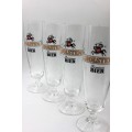 Vintage HOLSTEN Beer Drinking Glasses - Set of 4