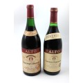 2 bottles Ultra Rare and Highly Collectable Alto Cabernet Sauvignon`s