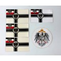 Collection of German Reichsflag and Stickers