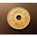 1933 Palestine 20 Mils - only 250 000 minted