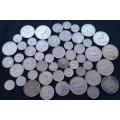 50 x Coin Lot of South Africa Revised Coinage Series Nickel 5c, 10c, 20c, 50c, R1