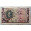 Tien Pond / Ten Pounds - Union of South Africa - Third Issue A/E 18 Dec 1952