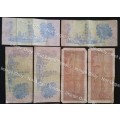 One Rand and Two Rand Notes Job Lot of 14 Notes