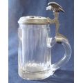 1895 Antique Glass Beer Stein - RESERVED FOR hansjuergenklein DO NOT BID