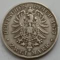 1877 ZWEI MARK GERMAN TWO MARK - German States PRUSSIA - 2 Mark