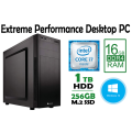 Extreme Performance Desktop PC - **Core i7 4.0GHz, 16GB RAM, NVMe SSD + HDD, Silent, Win10 Pro**