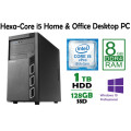 Hexa-Core i5 Home and Office Desktop PC - 8th Gen Core i5, 8GB RAM, SSD HDD dual, Win10 Pro
