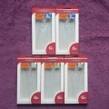 Bulk lot of 5 Clear Hard Protection Case Covers for LG G5