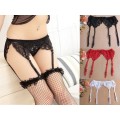 Lace Stockings Suspender with Clamps