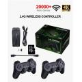 M8 Retro Video Game Console 4k 20000+ Repeating Games Game Stick 2.4G