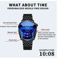 Men Watch Fashionable Motorcycle Concept Quartz Watch