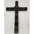 LARGE CRUCIFIX WITH GLASS TILES