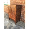 Bali style solid wood unit for TV or storage