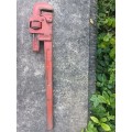 VINTAGE Trimont Mfg Co Roxbury Mass 24 Inch Trimo Pipe Wrench Made in USA