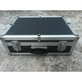 Large Aluminum Hard Briefcase Toolbox Storage Box Camera Carrying Case with Foam