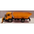 SIKU Mercedes truck fertilizer spreader With front mount attachment 1/50