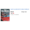 AUTOCOURSE DRIVERS PROFILES Set of 10 books Motorsport CLARK HILL VILLENEUVE SENNA PROST LAUDA RINDT