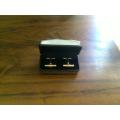 Steel and Gold Stephen Cole cufflinks - Almost new. Beautiful Case & Design BARGAIN!