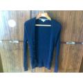 Burberry Cashmere Sweater Luxury Size M Blue Navy (Slim/Medium size body fit)